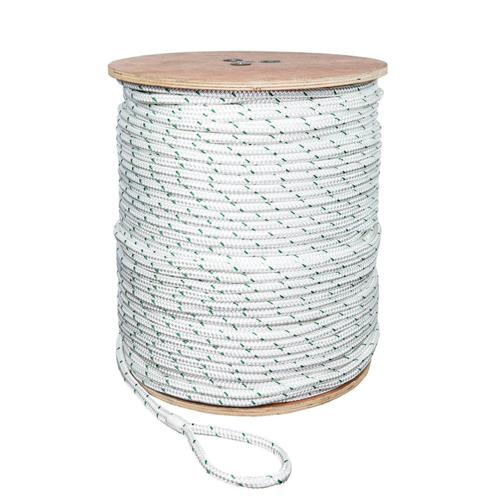 7/16 in / 1200 ft / White (May or May Not Include Green Tracer) SK-DBPR-716x1200 SGT KNOTS Double Braid Rope
