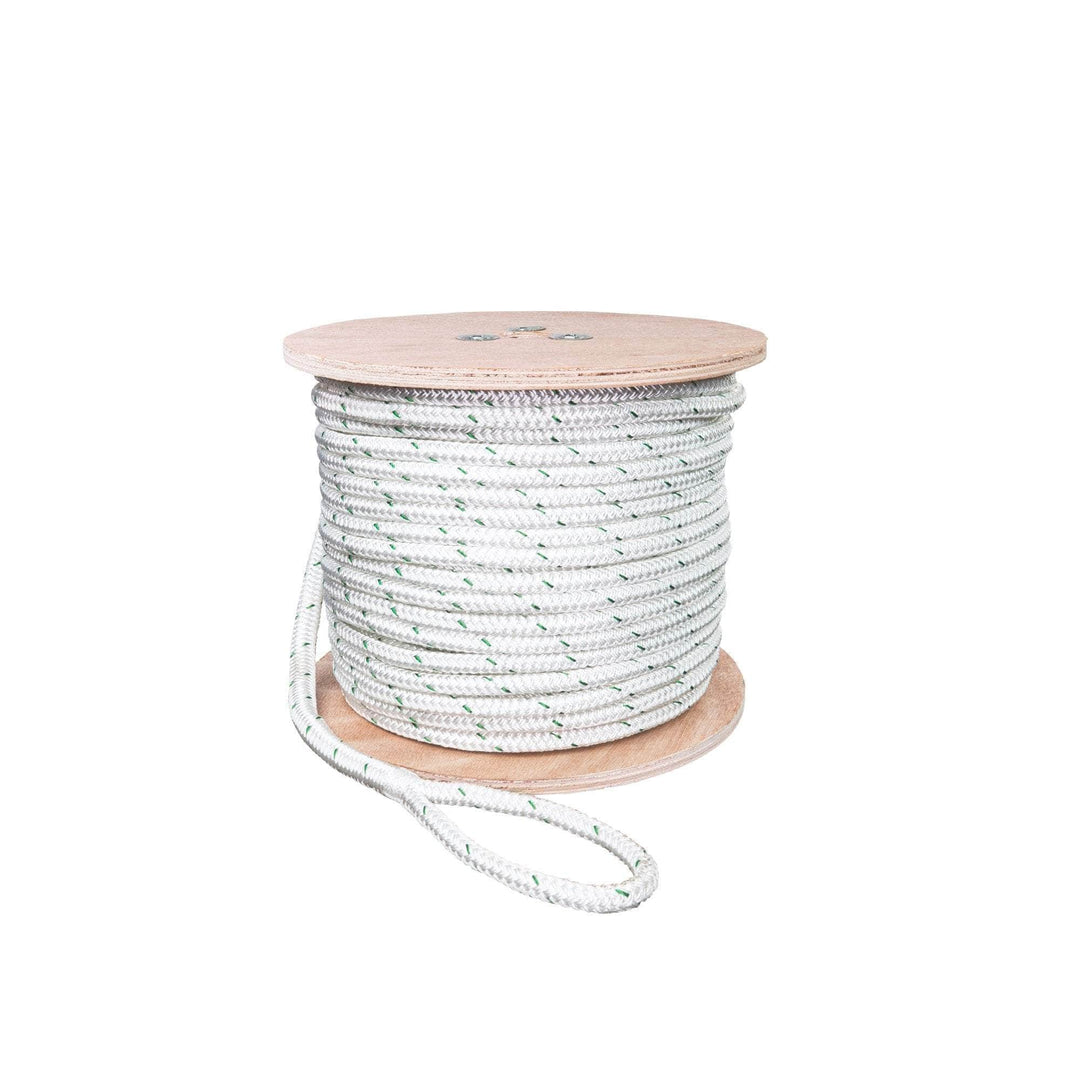 7/16 in / 300 ft / White (May or May Not Include Green Tracer) SK-DBPR-716x300 SGT KNOTS Double Braid Rope