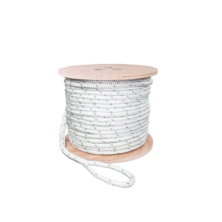 7/16 in / 300 ft / White (May or May Not Include Green Tracer) SK-DBPR-716x300 SGT KNOTS Double Braid Rope